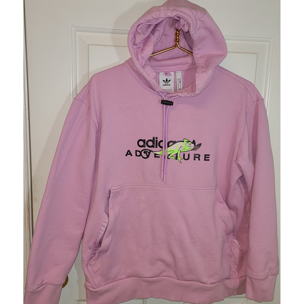 Adidas Originals Adventure Hoodie Men's Med Glow Dark Chameleon ($80)